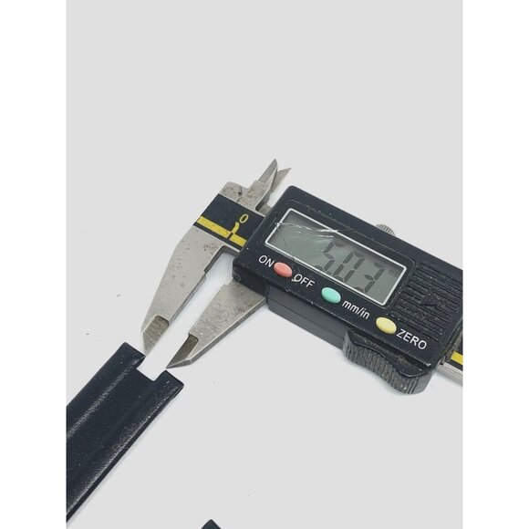 Rado Watch Replacement Band Black Leather Strap 16mm Notched Lug Gold Buckle - Picture 4 of 9